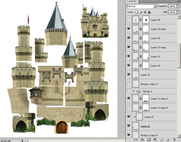 Creation of Castle: Step 7